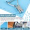 Hole Punch Slot Punch Badge Hole Punch for ID Cards,Hand Held,No Burrs Holes,One Slot Hole Puncher for ID Badges Hole Punch for Badge,Metal Hole Punch for ID Cards,Badge Holes,15mm x 3mm Hole